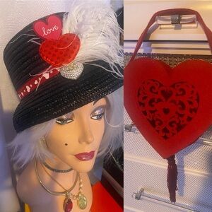 Valentines Day ❤️ and ❤️bag ❤️by the Frantic  Hatter 🎩 bucket style ❤️